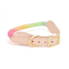 Luxe Royal Leather Dog Collar with Durable Brass O-Ring-9
