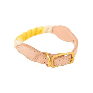 Luxe Royal Leather Dog Collar with Durable Brass O-Ring-10