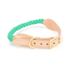 Luxe Royal Leather Dog Collar with Durable Brass O-Ring-19