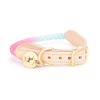 Luxe Royal Leather Dog Collar with Durable Brass O-Ring-24