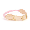 Luxe Royal Leather Dog Collar with Durable Brass O-Ring-26