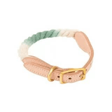 Luxe Royal Leather Dog Collar with Durable Brass O-Ring-28