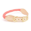 Luxe Royal Leather Dog Collar with Durable Brass O-Ring-45