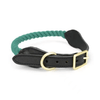 Luxe Royal Leather Dog Collar with Durable Brass O-Ring-46
