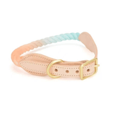 Luxe Royal Leather Dog Collar with Durable Brass O-Ring-50