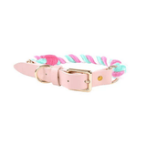 Luxe Royal Leather Dog Collar with Durable Brass O-Ring-54