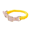 Luxe Royal Leather Dog Collar with Durable Brass O-Ring-66