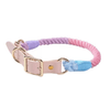 Luxe Royal Leather Dog Collar with Durable Brass O-Ring-69