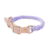 Luxe Royal Leather Dog Collar with Durable Brass O-Ring-75