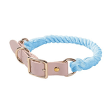 Luxe Royal Leather Dog Collar with Durable Brass O-Ring-77
