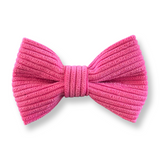 Dog Bow Tie - Luxe Pink Corduroy-1