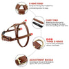 Real Leather Dog Harness Pet Training Products Strong Pulling Harness Vest For Large Dogs German Shepherd Dog Agility Product-1