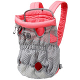 Pet Dog Carrier Backpack Breathable Outdoor Travel Products Bags For Small Medium Dog Cat Chihuahua Pets Mesh Shoulder-5