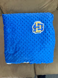 Cobalt/Grey SDSU Blanket